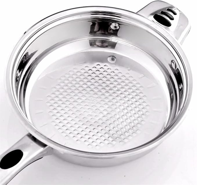 Cooking Pot Frying Pan16 Piece Stainless Steel Cookware Set and Pan Set Induction Included Pot Salad Bowl (