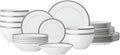 Noritake Charlotta Platinum 30-Piece Dinnerware Set Service for 6