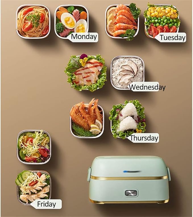 Electric heating Lunch Box Multi Electric Rice Cooker Portable layer Cooker For Travel 1