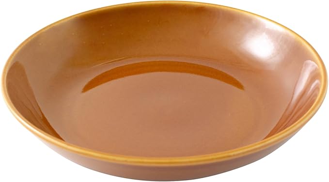 Yamaka Shoten Mino Ware NB703-106 Tone Dining Dining Cafe Style Western Dinnerware Set Living Alone 6-piece Set Dishwasher Safe Microwave Safe Wrap Compatible Made in Japan Candy Glaze Brown