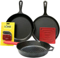 Lodge Essential Pan Set 7-Piece Black