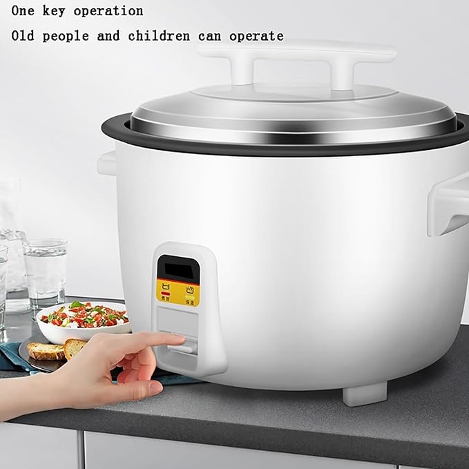 Rice Cooker Large Capacity 8L-23L Canteen Hotel Commercial Hotel Home Old-fashioned Large Rice Cooker for 4-40 People(10L)