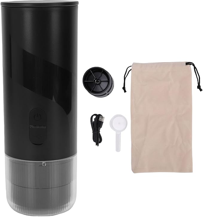 Handheld Coffee Machine Dual Mode Extraction High Pressure Performance for Outdoor Camping People Red