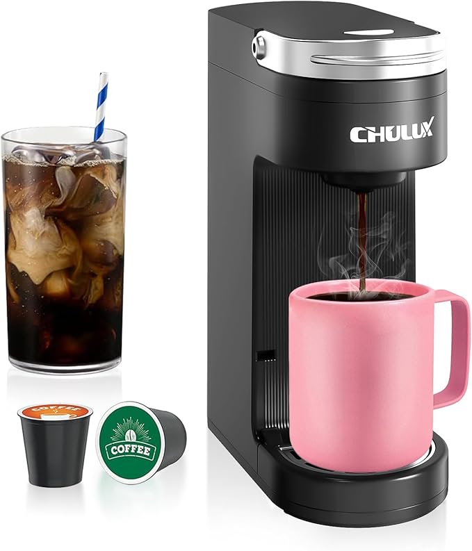 CHULUX 2 Pcs Single Serve Coffee Maker for K Capsule Classic &amp Slim