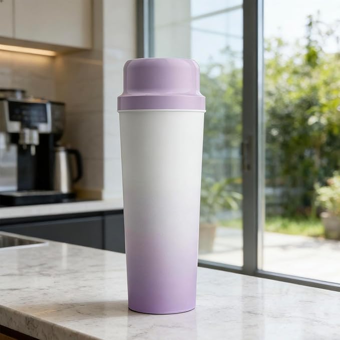 Fdit 650ml Portable Blender USB Rechargeable Cordless Personal Blender Cup with 21000RPM 60W Powerful Blending for Freshly Squeezed Juices Milk Shakes