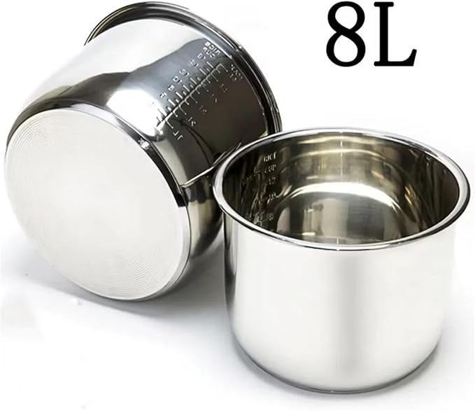 304 Stainless Steel Inner Pot 8L Rice Cooker Pressure Cooker with Double Bottom Universal
