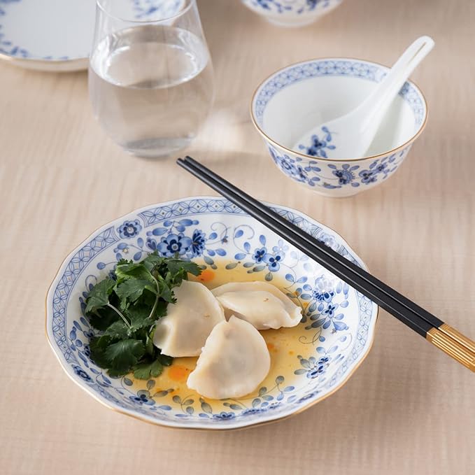 Narumi 9682-23376 Dinnerware Set Milan Chinese Set For 2 People Made in Japan