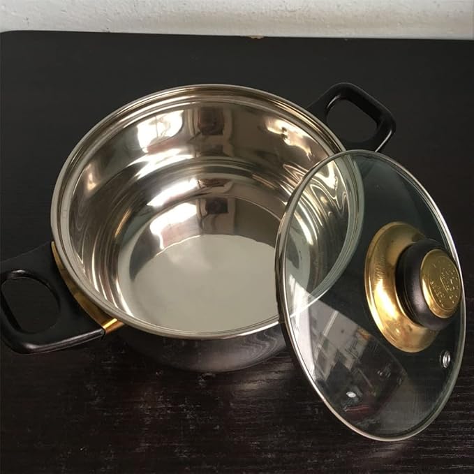 Pots and Pans Sets Frying Pan12 Piece Stainless Steel Cookware Set Kitchen Cookware Set Pots Pots &amp Pans Glass Lid Cooking Tools