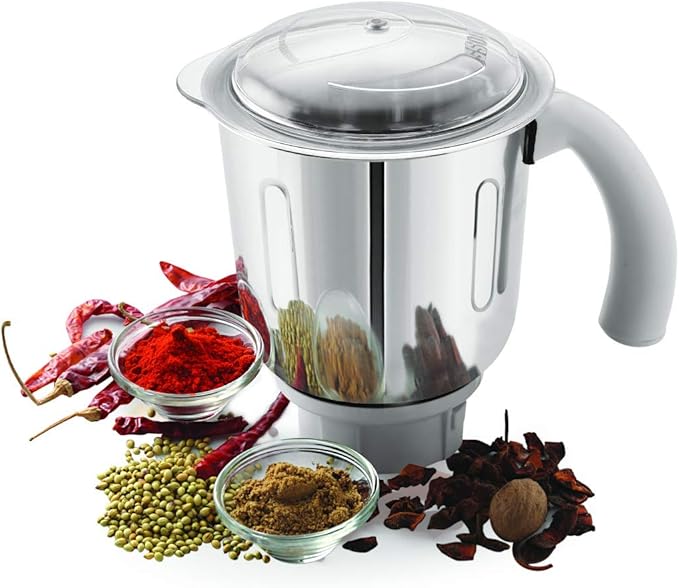 Boss Crown Wet &amp Dry Mixer Grinder Powerful 750W with 3 Stainless Steel Jars 110V for USA