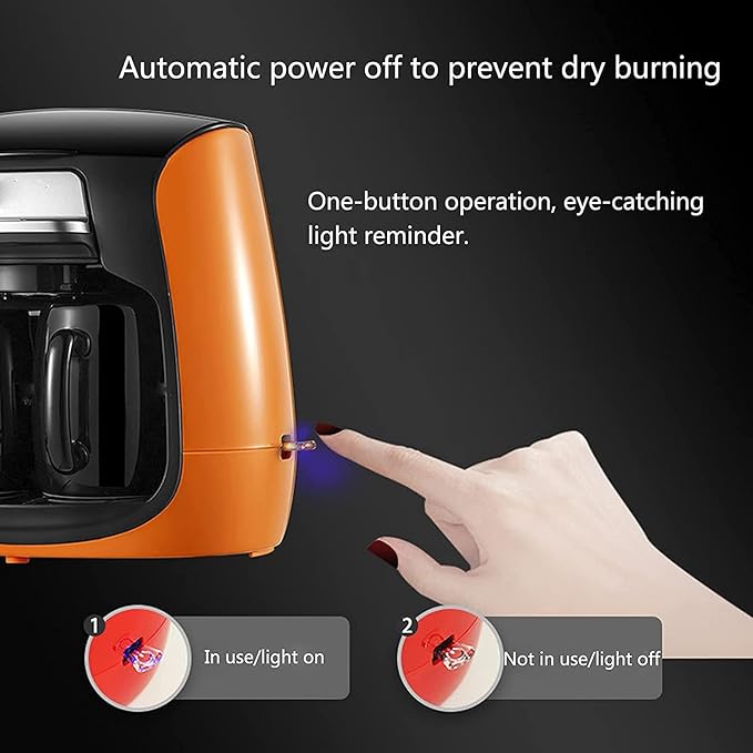 Mini Double Cup Kitchen Automatic American Coffee Machine With Dry-Burn Prevention And Anti-Drip Function 300ml Coffee Maker For Instant Coffee 20240311