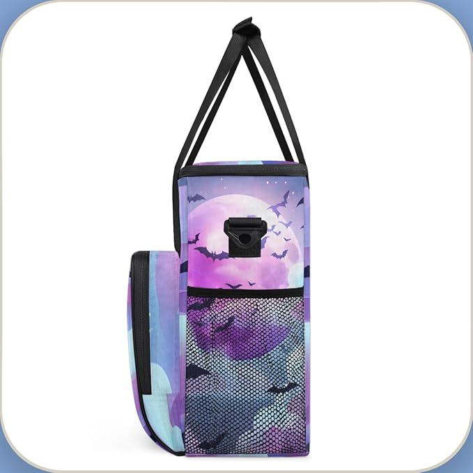 Fantastic Bat Coffee Maker Carrying Bag Fantastic Bat Travel Storage Bag Compatible with K-Mini or K-Mini Plus Single Serve Coffee Brewer Carrying Case with Multiple Pockets &amp Shoulder Strap