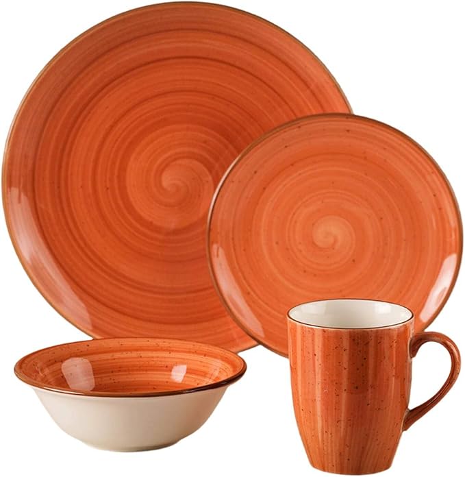 Terracota Collection 4-Piece Dinnerware Set for 1