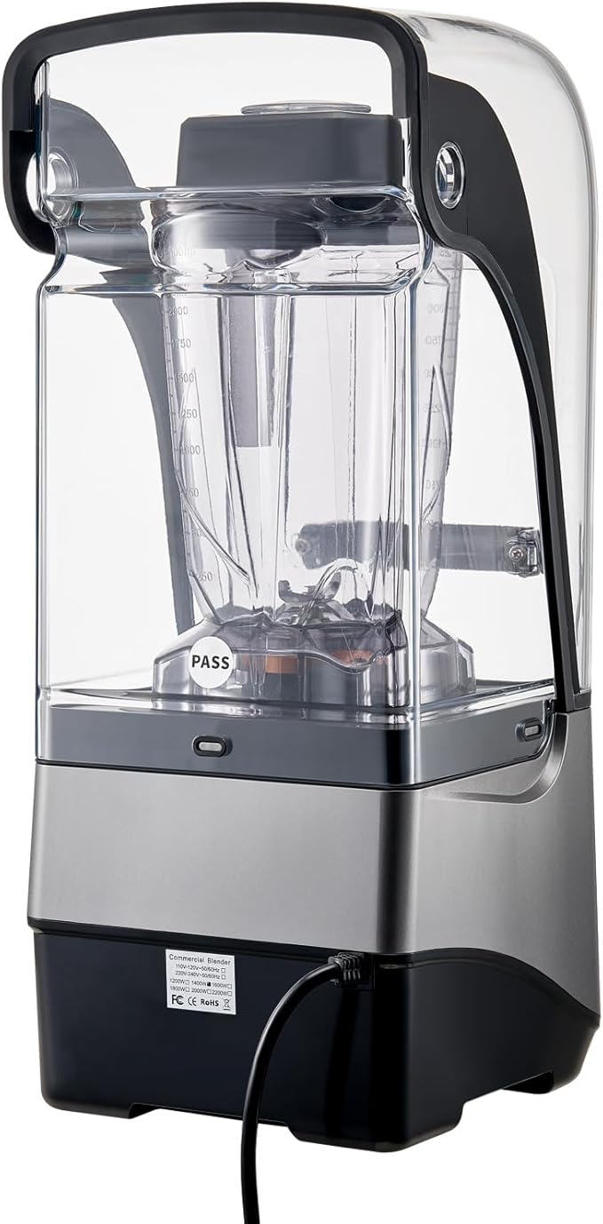 VEVOR Blender for Smoothies 85 oz 1400W Professional Blender with Powerful Motor Multi-Functional Food Processing with Noise Cover for Smoothie/Milkshake/Juice Fits for Kitchen