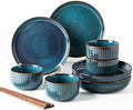 Dinnerware Sets - Luxury Gift Dishes Service Set Dinnerware Sets Stoneware Ceramic Dishes Porcelain Plates and Bowls Sets for 6 8 10 Luxury Bone China Dishware Sets- Dinner Sets(12Pcs)