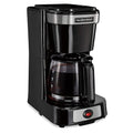 4 Cup Coffeemaker-Black w/Glass Carafe
