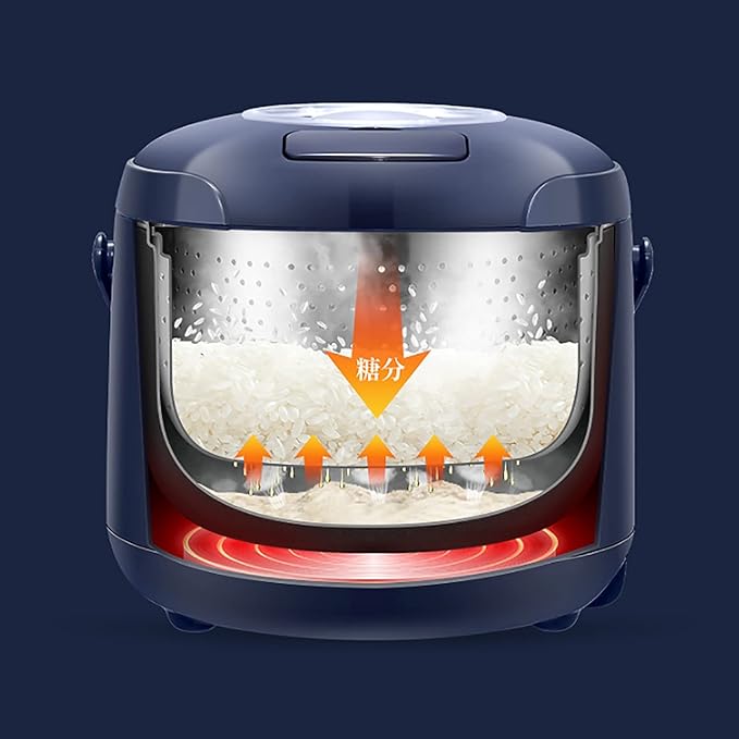 Household Low-Sugar Rice Cooker Household Multifunctional Low-Sugar Separated Rice Soup Non-Stick Inner Liner For 1-2 People