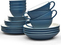Noritake Colorwave Blue 24-Piece Dinnerware Set Service for 4