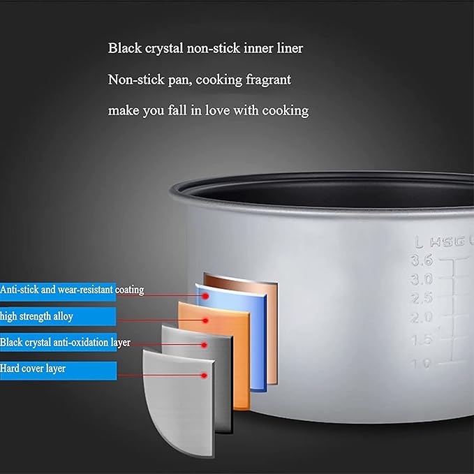 Household Electric Rice Cooker Commercial Non-Stick Large Rice Cooker Automatic Insulation For Hotels Restaurants Canteens For 8-40 People(10L)