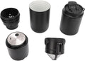 AYNEFY Portable Electric Machine Electric Coffee Maker with Mill 350ML Cordless Travel Grinder Rechargeable Battery Operated Semi Automatic Coffee Cup for Cold Brew (Black)