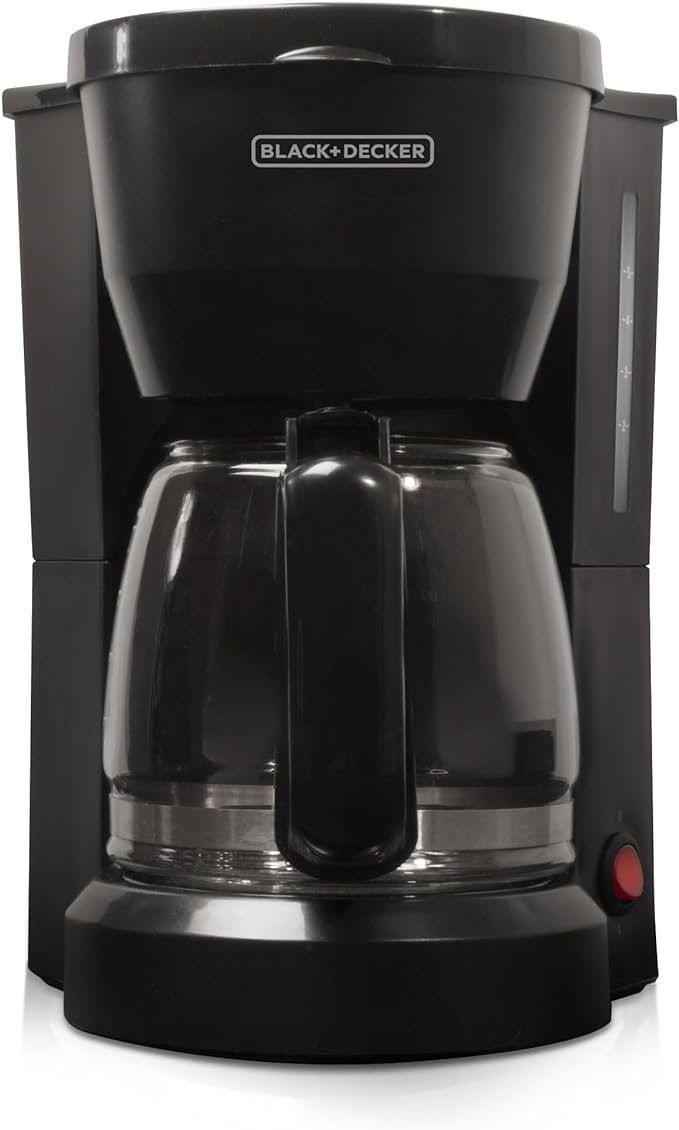 BLACK+DECKER 5-Cup Coffeemaker DCM600B Black