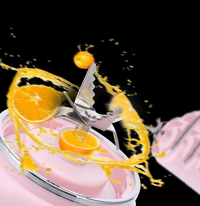 Portable Blender for Shakes and Smoothies: Personal Size Single Serve Travel Fruit Juicer Mixer Cup with Rechargeable USB Small Electric Individual Mini Blender for Juice Milk