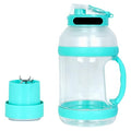 Powerful Portable Juicer Maker - 2000ml Capacity USB Rechargeable Blender Smoothies Juices - Ideal Home Office Outdoor Use(Mint Blue)
