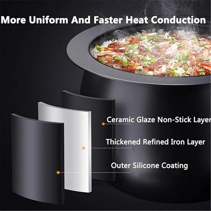 Automatic Cooking Machine - 360 Degree Rotation for Perfect Stir-Frying and Stewing Ideal for Home Kitchens