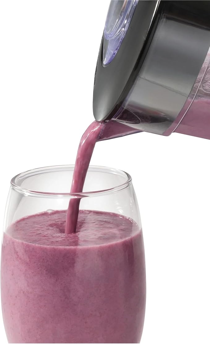 48 Oz Smoothie Blender for Kitchen 650W Powerful Blender with 12 Functions for Shakes and Frozen Drinks