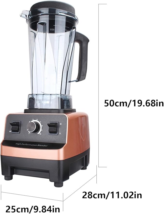 Professional Blender Licuadora High Speed Blender Stainless Steel Blades Easy Cleaning for Smoothies Sauces Shakes Salsa Hot Blends