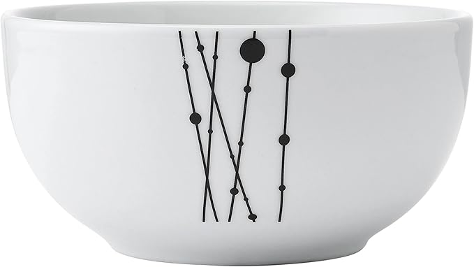 Studio Nova Linear Symphony 12 Piece Dinnerware Plate Bowl Set Service for 4