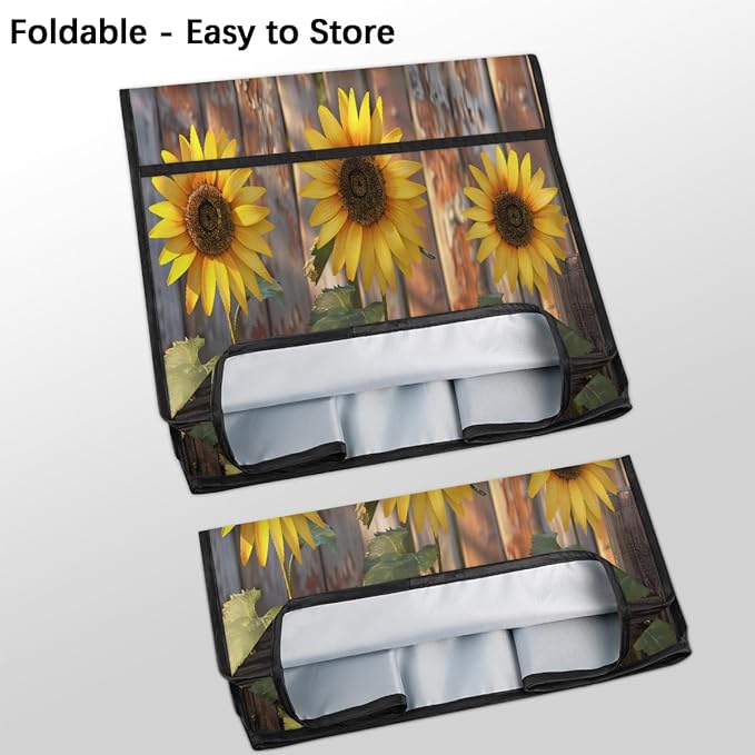 cfpolar Kitchen Aid Mixer Cover Compatible with 6-8 Quarts Flower Sunflower Stand Mixer Cover Kitchen Aid Mixers Accessories Appliance Organizer Bag Dust Covers with Zipper Pocket