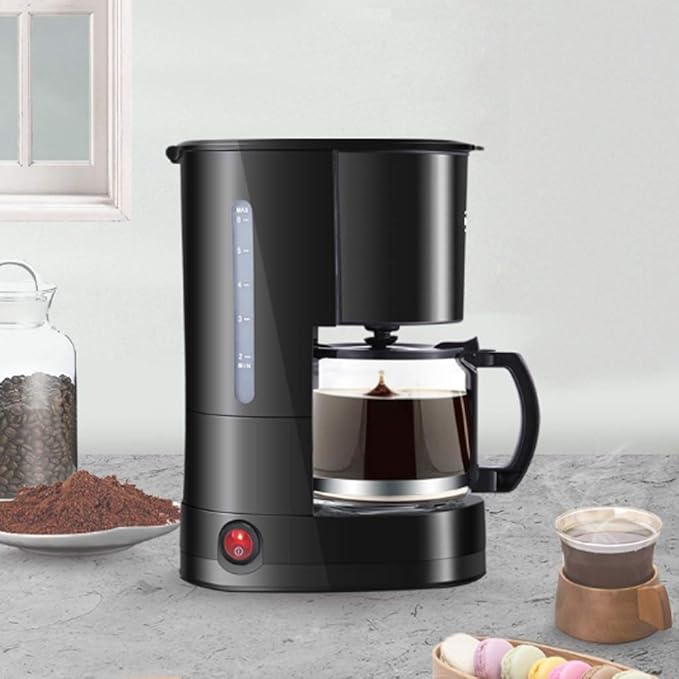Coffee Machine Household Small Full Semi-Automatic Drip Maker 1 Person-2