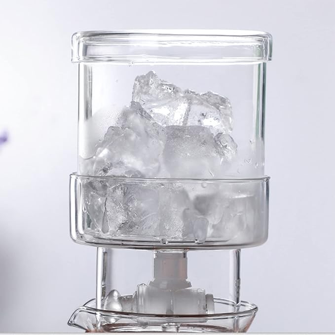 Ice Drip Coffee Pot Glass Coffee Maker Regulatable Dripper Filter Cold Brew Pots Percolators Espresso Coffee Summer Hand Punch Tool 400ML