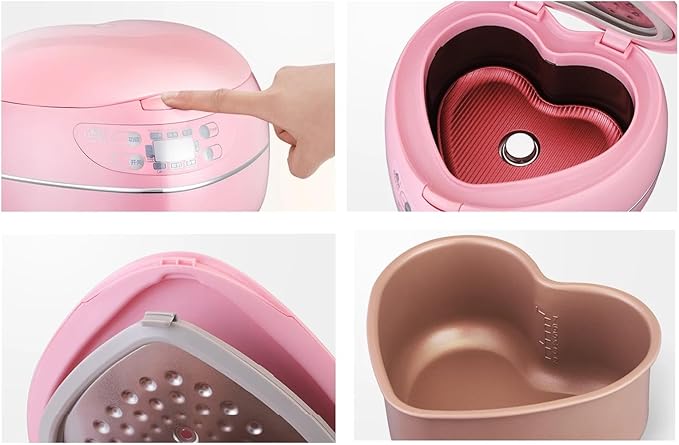GRFIT Peach Shaped Electric Rice Cooker Intelligent Mini Electric Rice Cooker Household 1-2-3 People Kitchen Cooking (Color : B) jinyi2016SHOP-1998