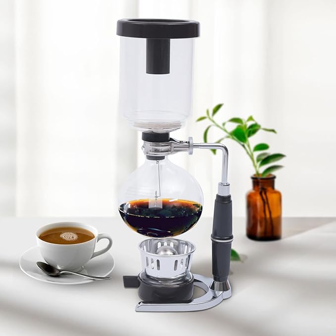 Siphon Coffee Maker Japanese Style Siphon Coffee Maker Tea Siphon Pot Vacuum Coffeemaker Glass Type