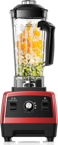 Blender for Smoothies Ice Crushing Frozen Fruits Countertop Blenders for Kitchen Smoothie Blender with 68Oz Pitcher Red