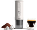 OutIn Nano Portable Electric Espresso Machine Travel Coffee Maker for Camping Car Coffee Maker Self-Heating with USB-C With Ground Coffee &amp NS Capsule for RV Hiking Office