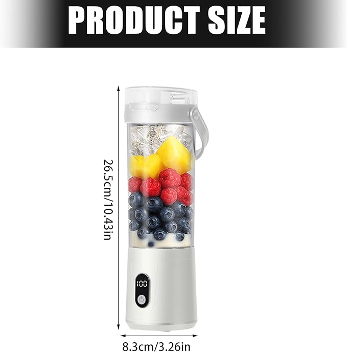 50W Electric Juicer Cup Portable Small Blending Machine Fruit Machine Rechargeable Mixer Outdoor Portable Electric