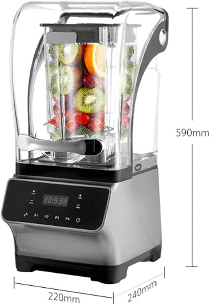 Multifunctional Smoothie MachineBlender for KitchenCountertop Blender with Sound Shield Commercial Blender for Party Activities Family GatheringsB