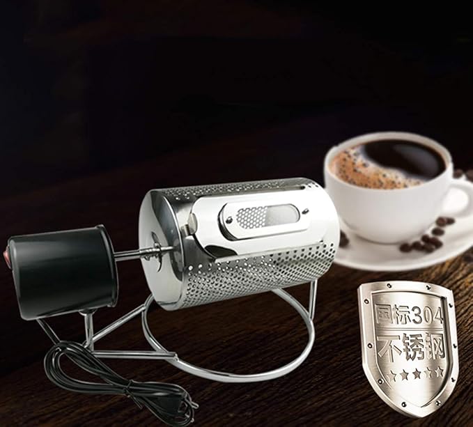 TOPCHANCES 40W 30rqm/min 350g Household Electric Coffee Roaster Coffee Bean Roasting Machine Stainless Steel Nuts Bean Baking Machine