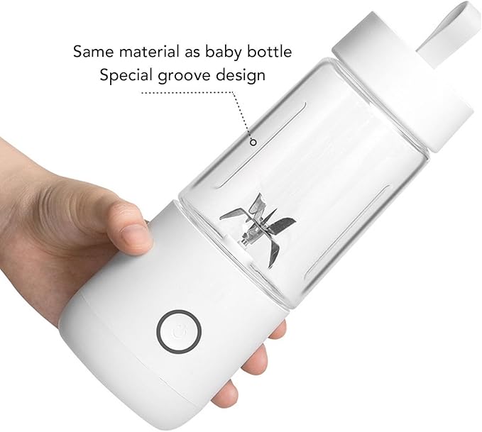 Portable Blender Travel Mini Blender for Shakes Smoothies USB Rechargeable Personal Blender Compact Electric Juicer Cup with 2000mAh Battery for Travel Camping Gym