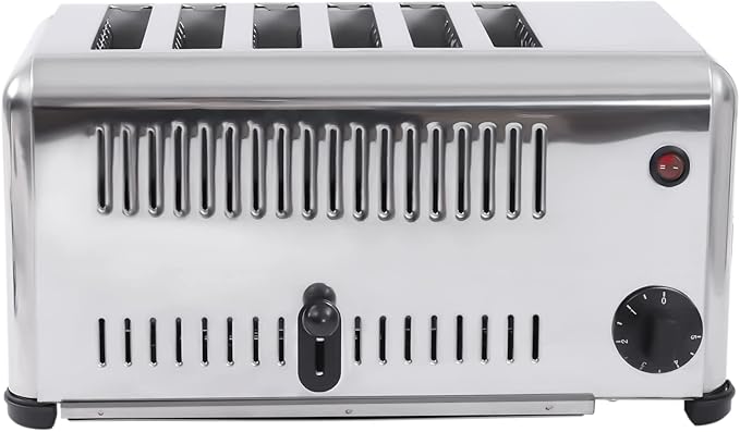 6 Slices/H 1680w Commercial Conveyor Toaster Heavy Duty Electric Baking MachineCan Be Used To Make Toast Sandwiches Meat Rolls