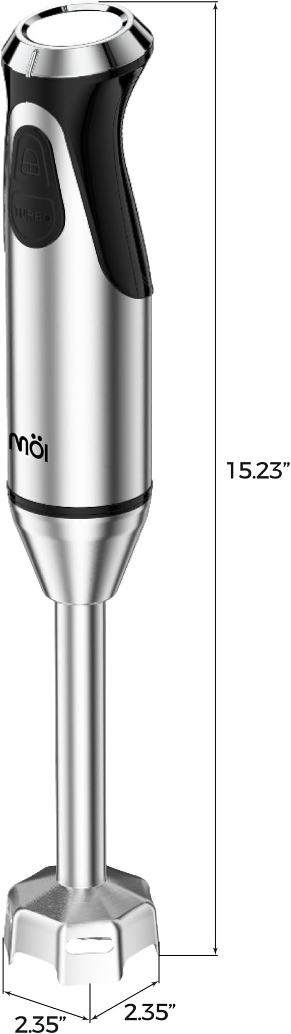 MOI Hand Blender Set - Immersion Blender Handheld with Chopper Whisk Masher &amp Bowl - Premium Handheld Mixer - Hand Blenders for Kitchen for Sauce Juice Milkshake Eggs Smoothies &amp More