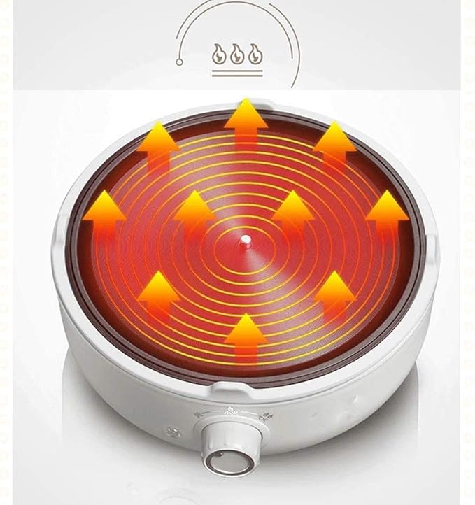 Electric Hot Pot Multifunction Rice Cooker Portable Split Type Kitchen Non-stick Frying Pan For Travel with steamer