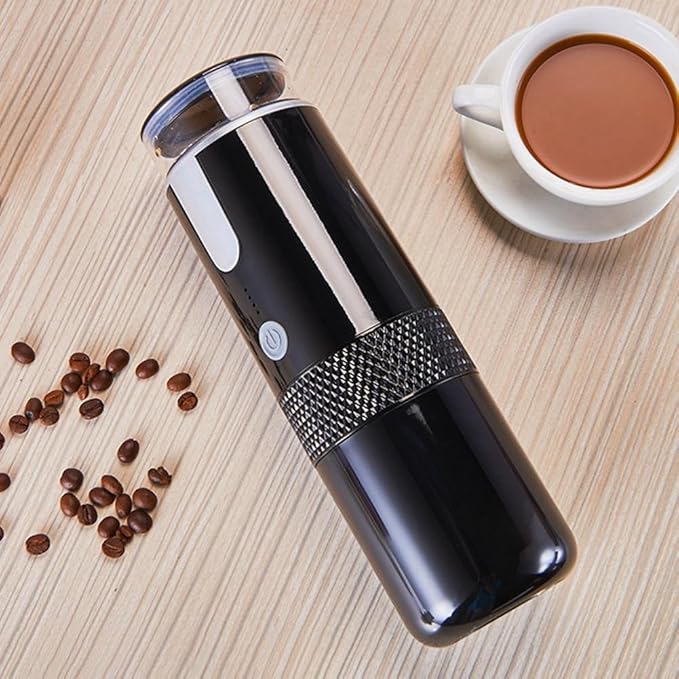 Electronic Coffee Maker Rechargeable Espresso Machine Portable Car Coffee Make Ground Coffee &amp Espresso Travel Camping