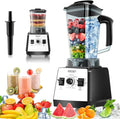 Blenders for Kitchen Smoothie Blender 2400W/1000W Prasky Blender &amp Grinder Combo 25000 RPM High Speed 68oz BPA-Free Food Processor Countertop Blender for Smoothies Shakes &amp Food (White
