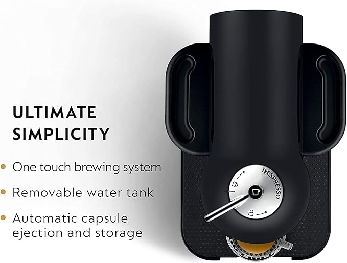Nespresso Vertuo Coffee and Espresso Maker by Breville Matte Black