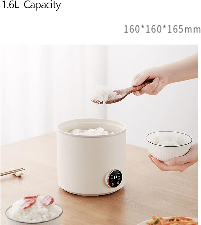 Mini Rice Cooker - Rice Cooker For One Person Multifunctional Rice Cooker Healthy Ceramic Coated Portable Rice Cooker Travel Rice Cooker Long-lasting Heat Preservation