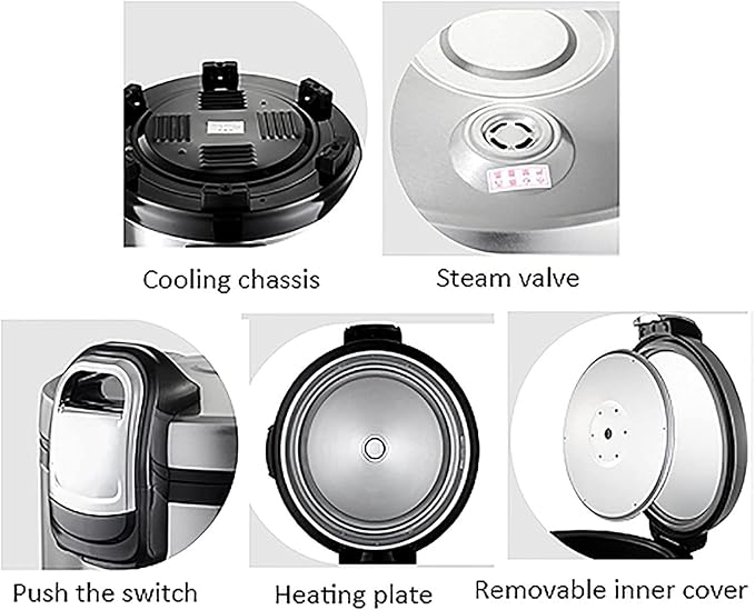 Household Electric Rice Cooker Commercial Double Liner Rice Cooker Automatic Insulation For Hotels Restaurants Canteens Schools For 10-50 People(25L)