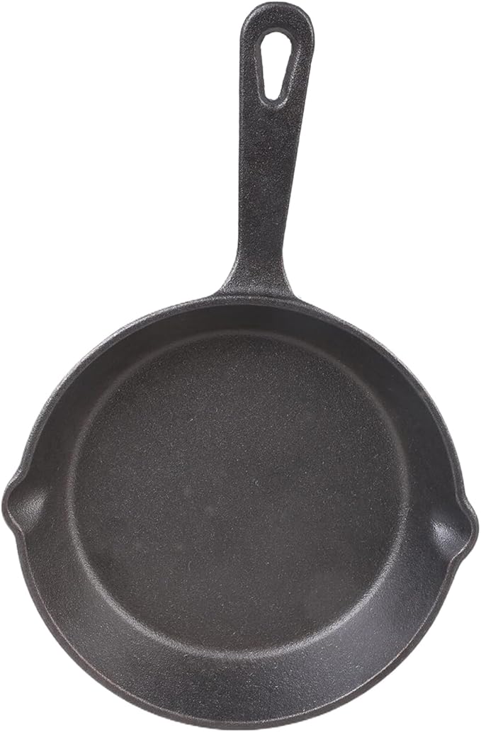 3Piece Set Heavy-Duty Professional Restaurant Chefs PreSeasoned Pan Cookware Set 6 8 10